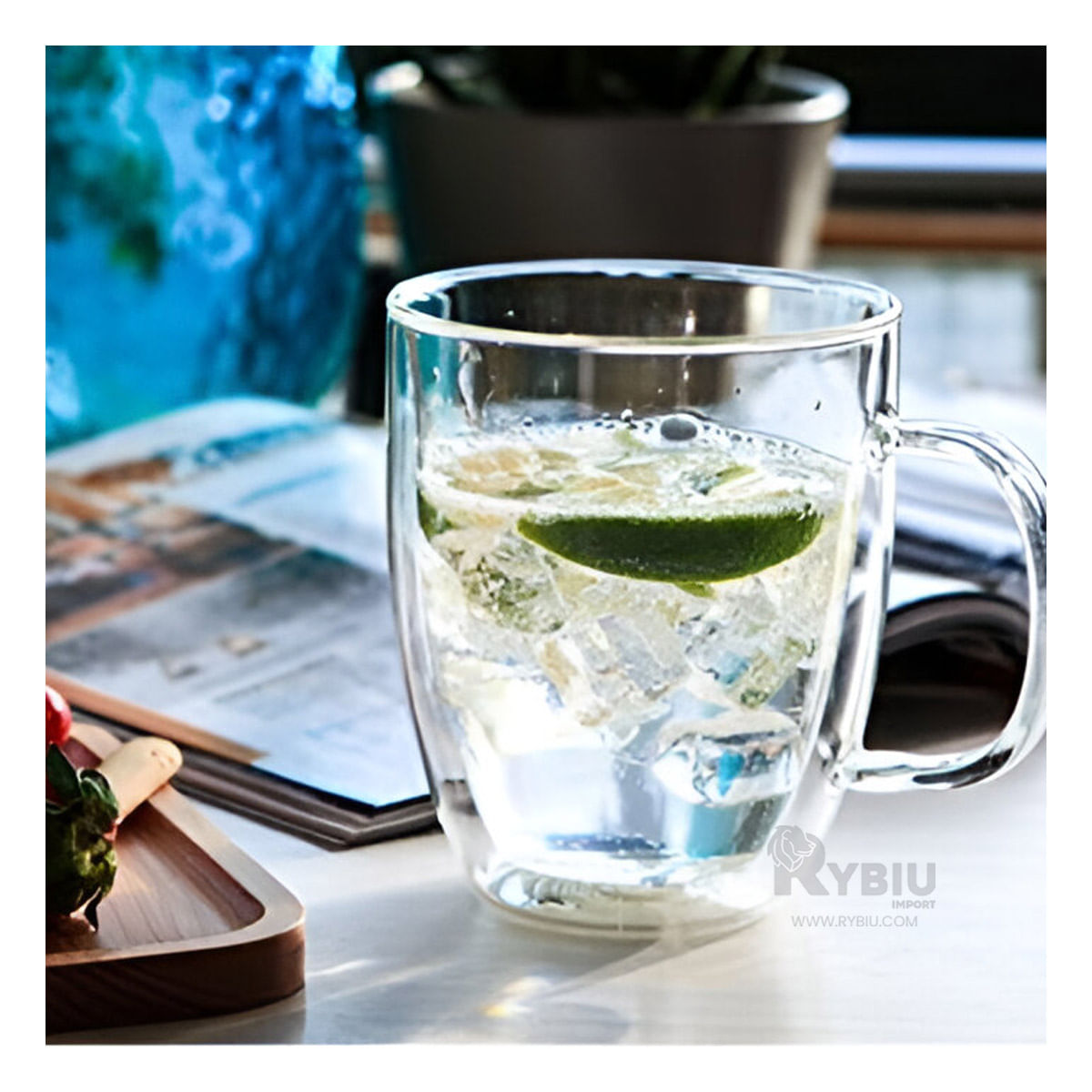 Taza Resistente y Moderna para 250 ML en Transparente