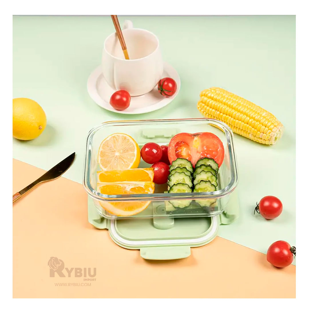 Taper Individual para Alimentos de Color Verde Y+Agendita