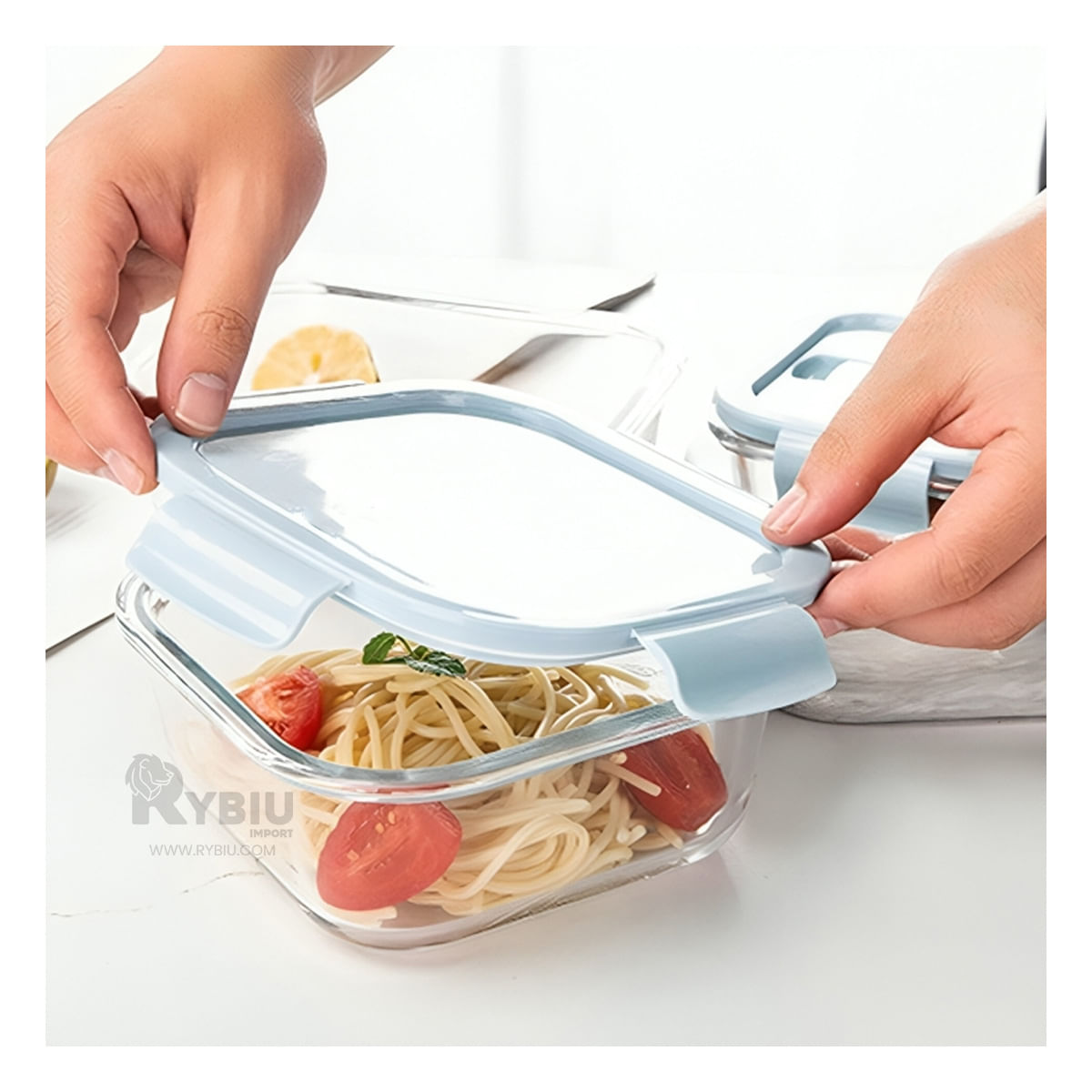 Taper para Almacenar de Tono Celeste Y+Papel de Regalo