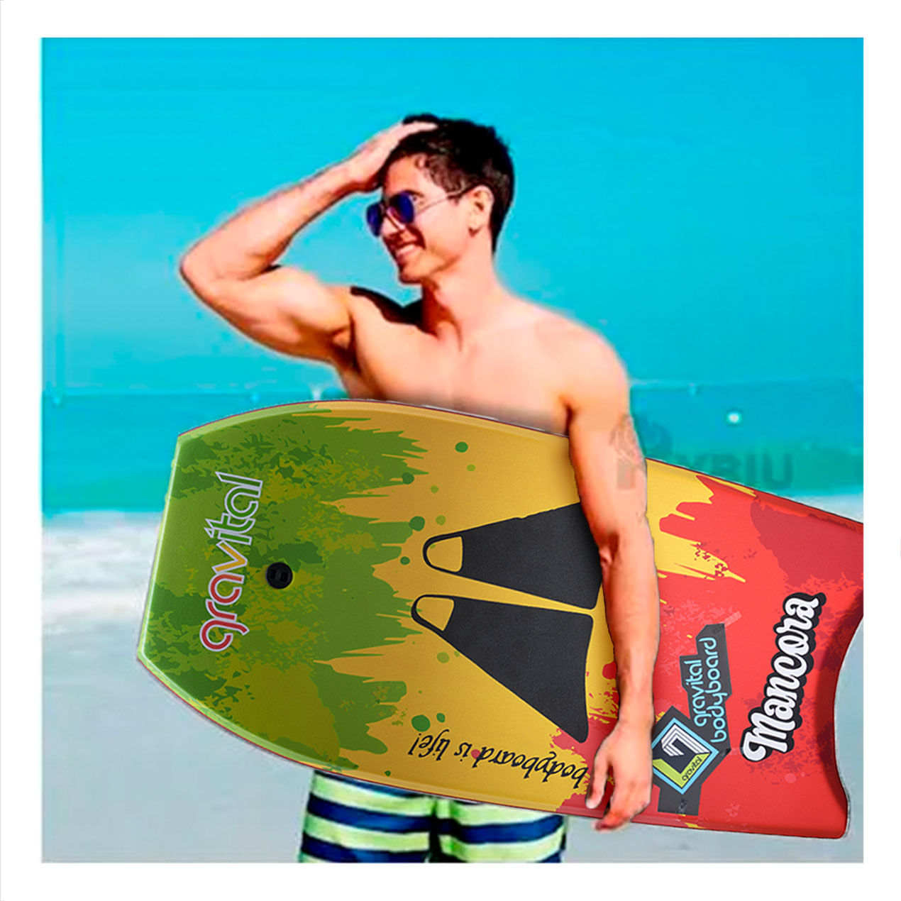 Tabla de Flotacion Moderna Multicolor Y+Agendita