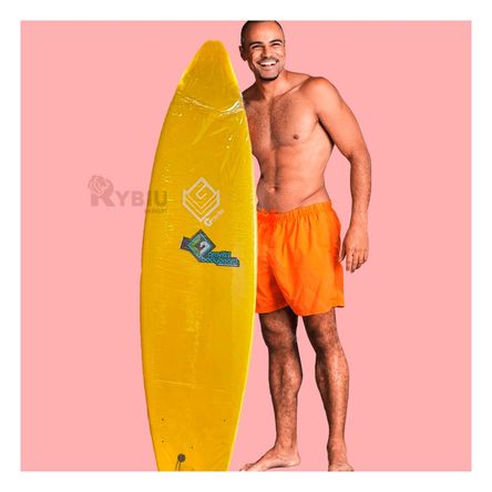 Tabla de Surf Ideal para la Playa de Color Amarillo Tabla de Surf Ideal para la Playa de Color Amarillo