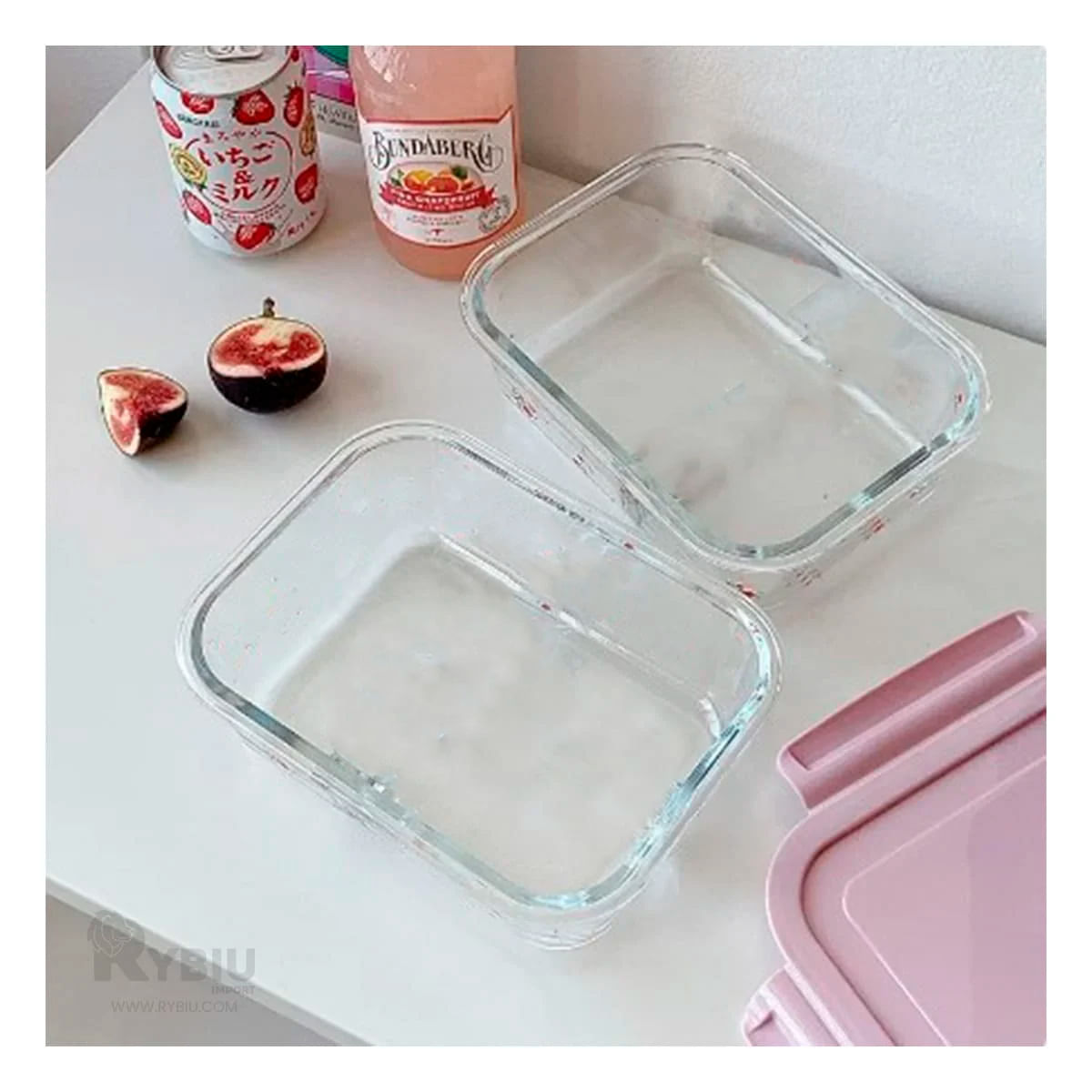 Taper Individual para Alimentos de Color Rosado Y+Agendita