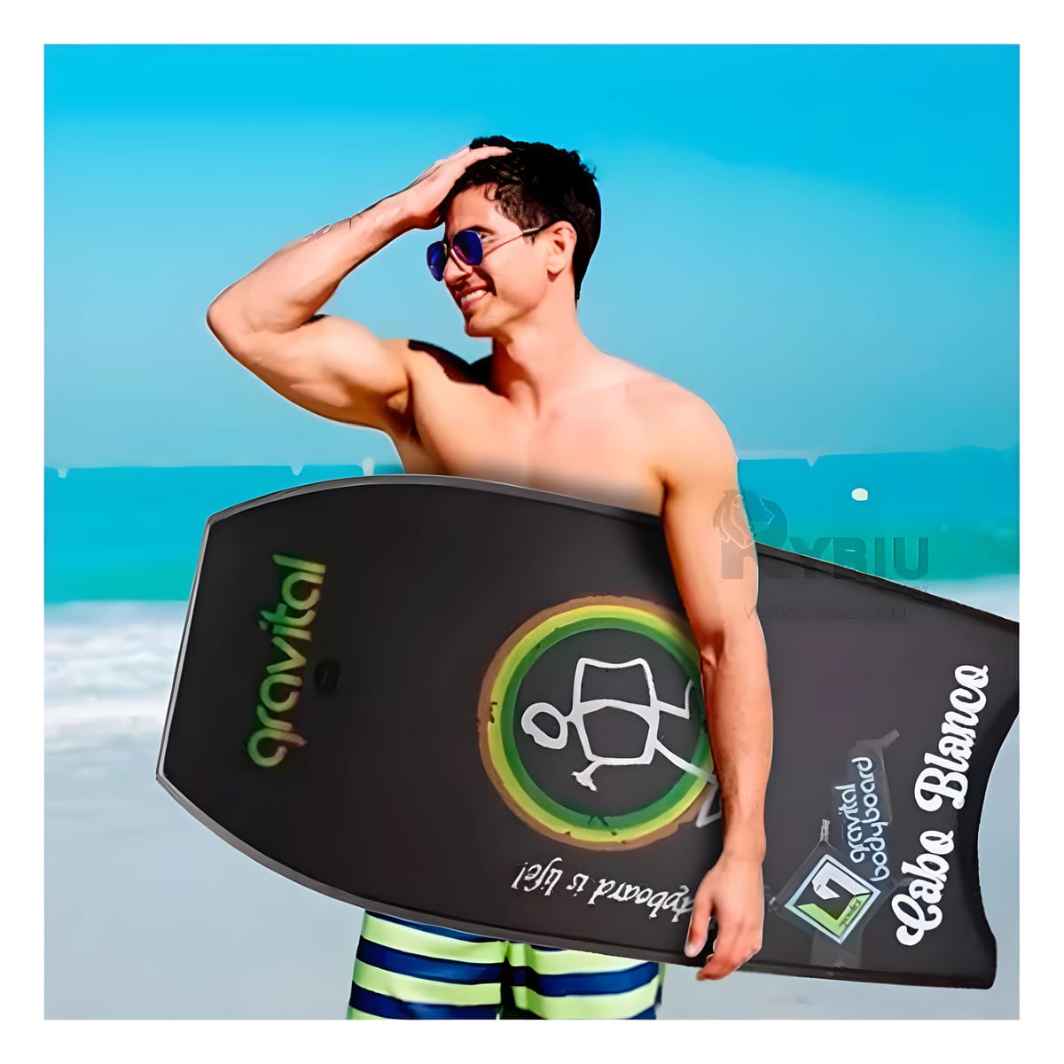 Tabla de Flotacion Moderna Negro Y+Agendita