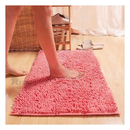 Tapete Forma Rectangular en Color Rosado Y+Papel de Regalo