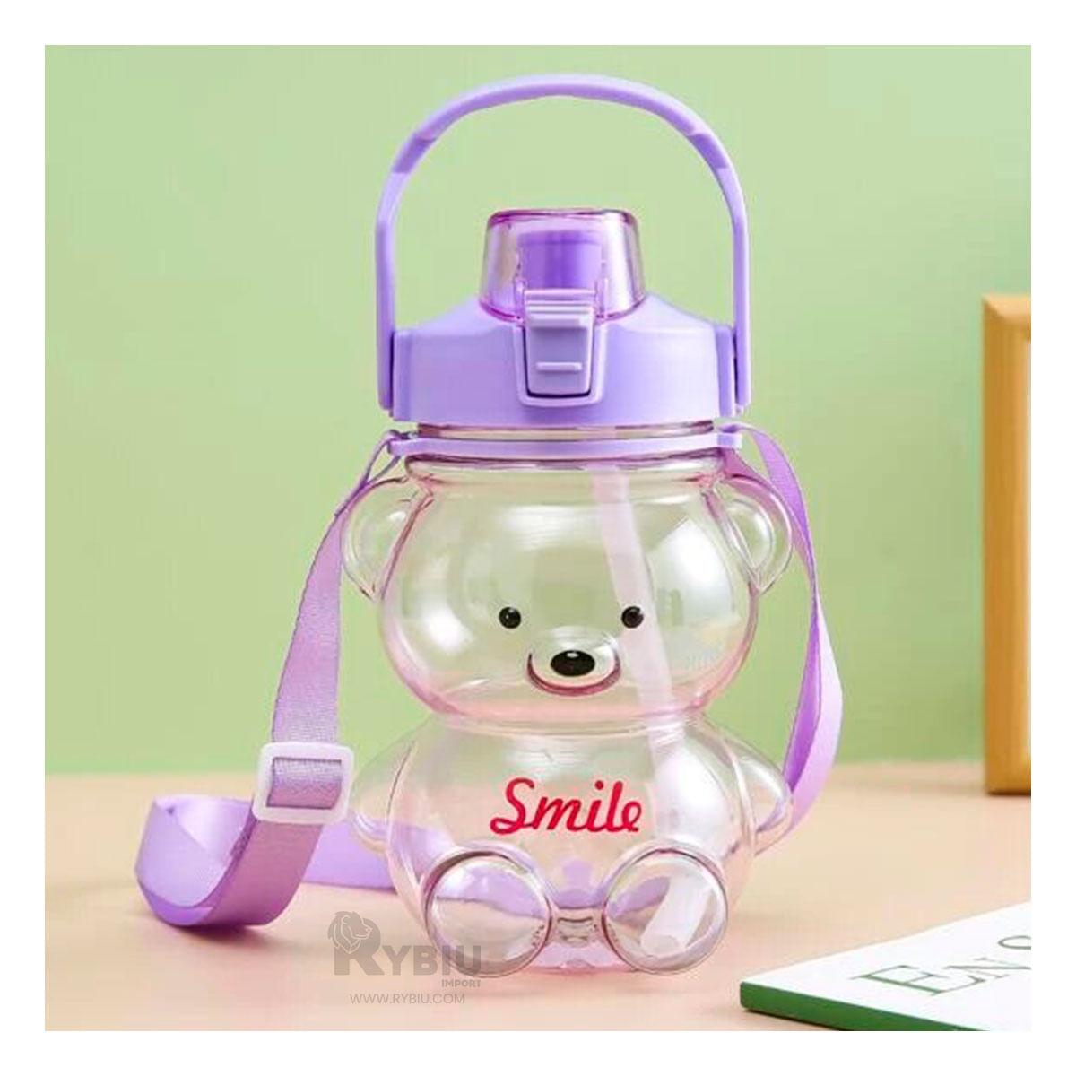 Tomatodo para Bebidas Refrescantes Oso en Morado Y+Agendita