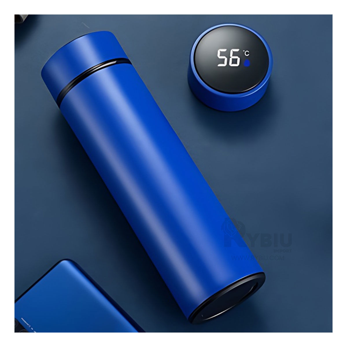 Termo Practico Funcional en Color Azul Y+Agendita