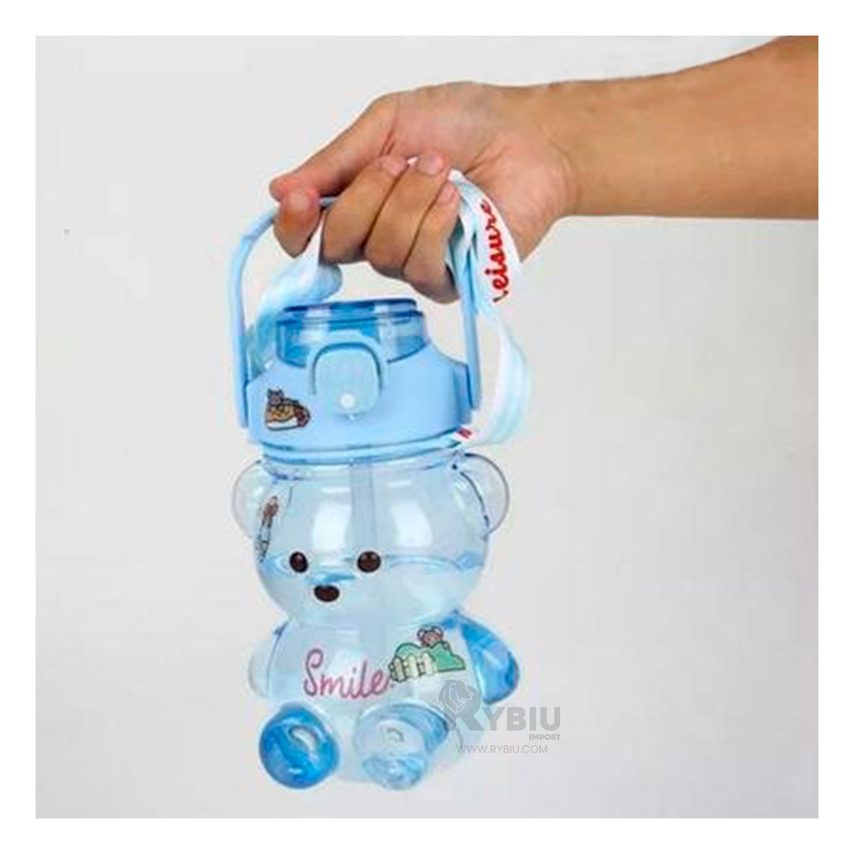 Tomatodo con Diseño Oso Smile en Color Azul