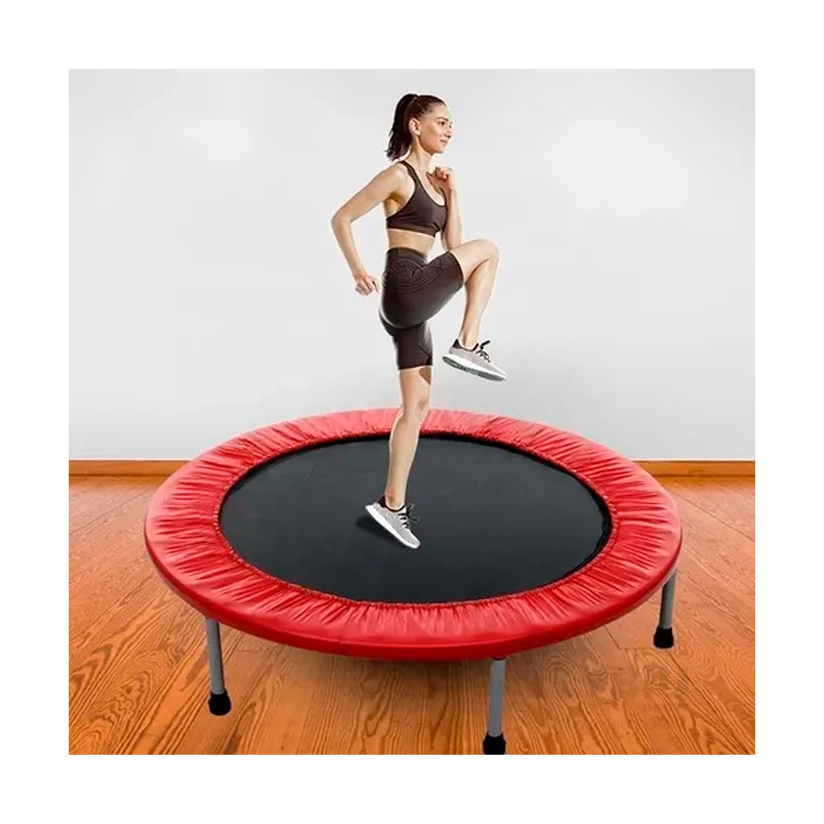Trampolin Circular 90x90 Talla S Rojo Y+Papel de Regalo