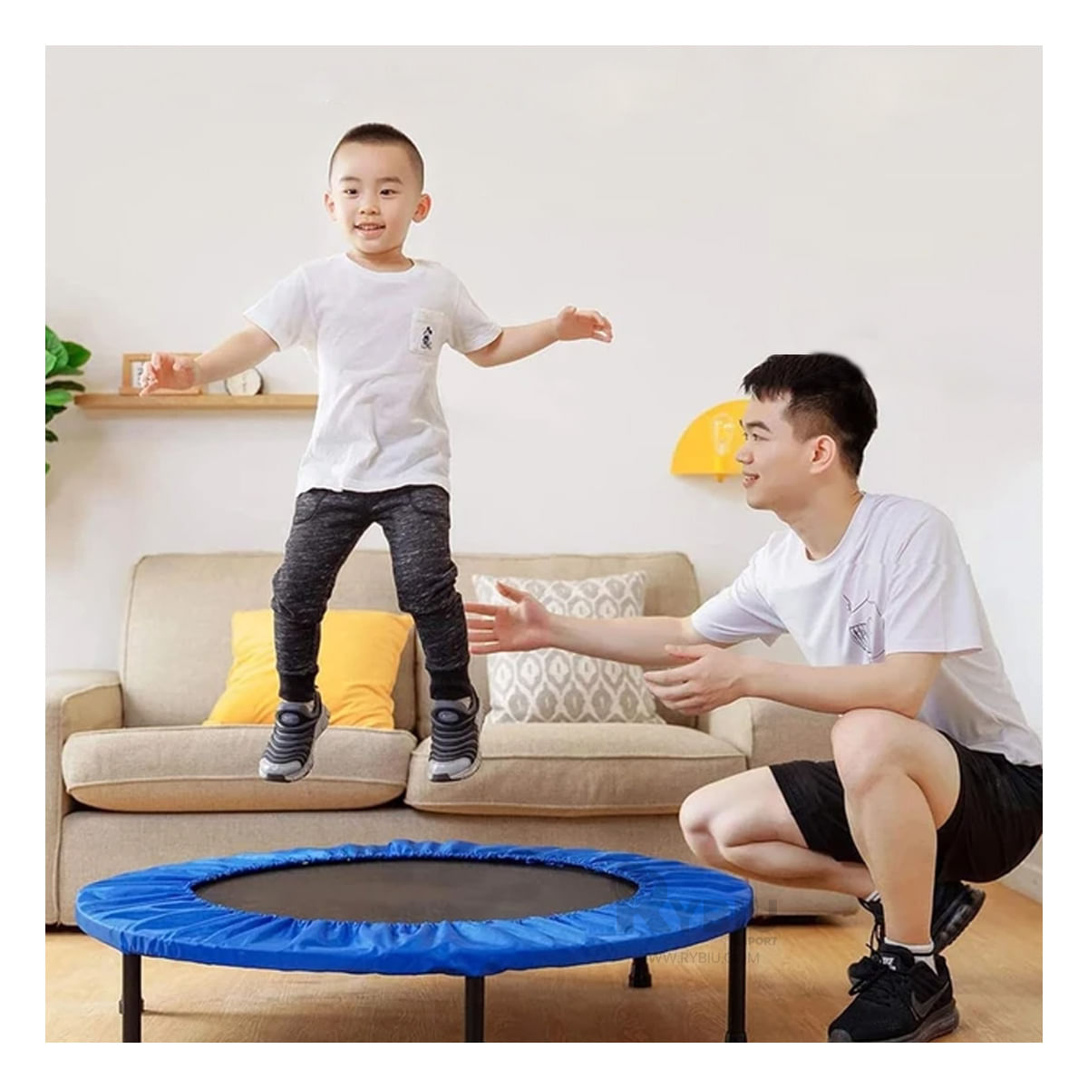 Trampolin Flexible para Deportista Unisex en Talla S en Azul