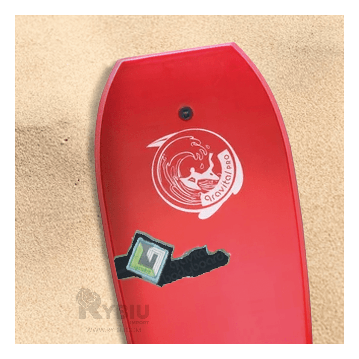 Tabla Innovadora y Acuatica de Color Rojo Y+Stickers