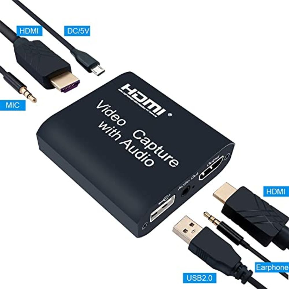 Monetario Percepción traicionar Capturadora de Video USB 3.0 HDMI Capture con Audio y Micrófono 4K |  Promart - Promart