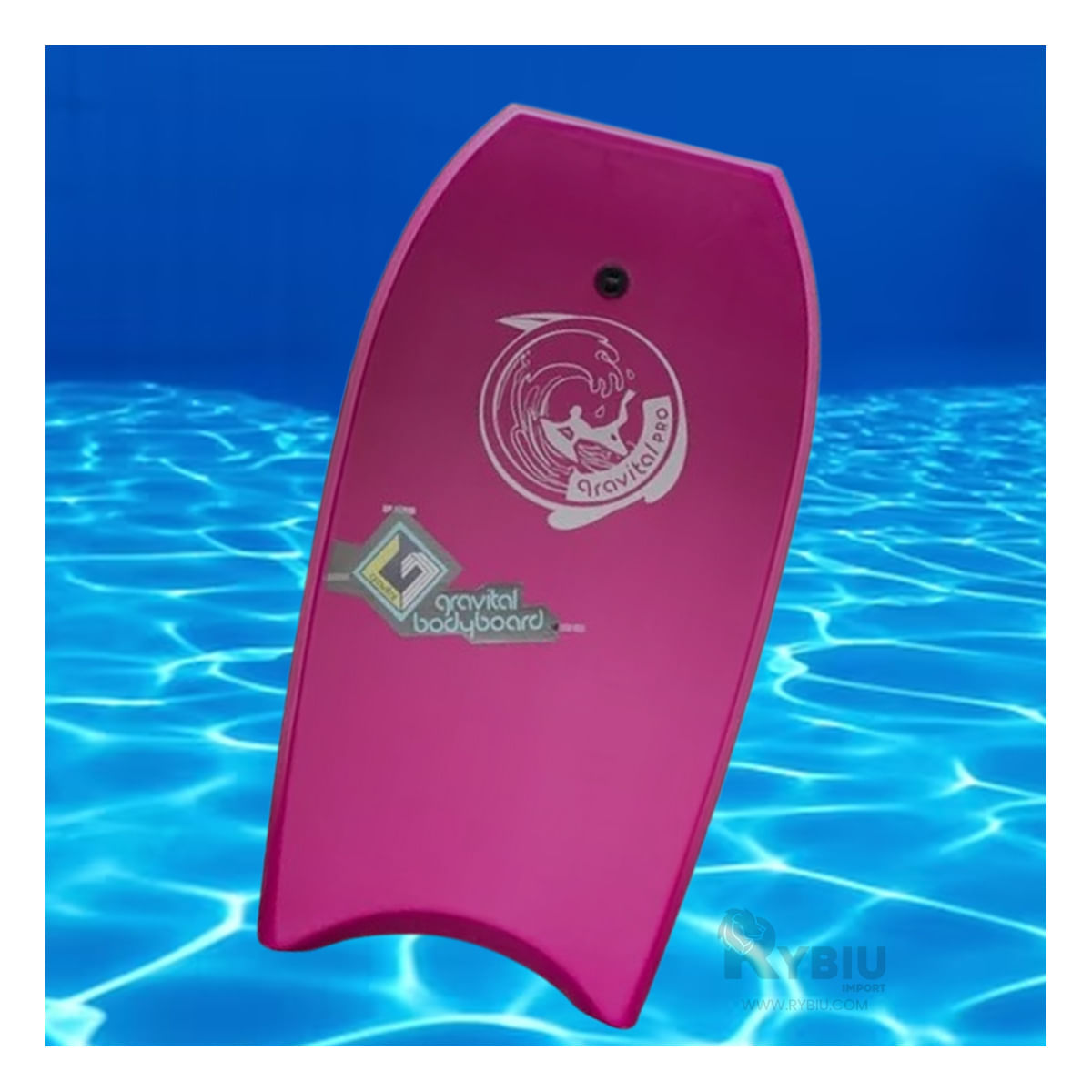 Tabla Manejable de Surf en Color Morado Y+Stickers