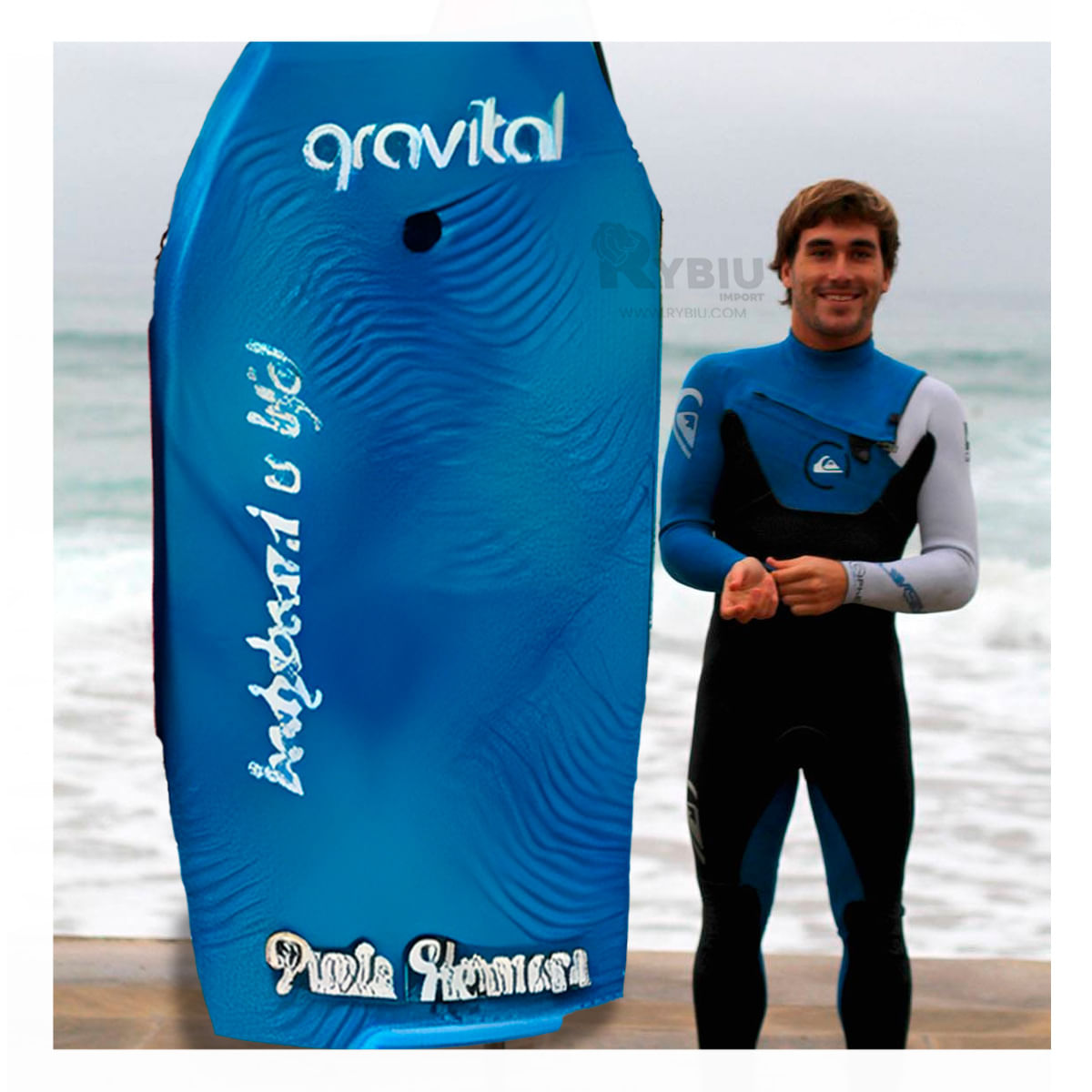 Tabla Infantil con Diseño Azul Y+Papel de Regalo