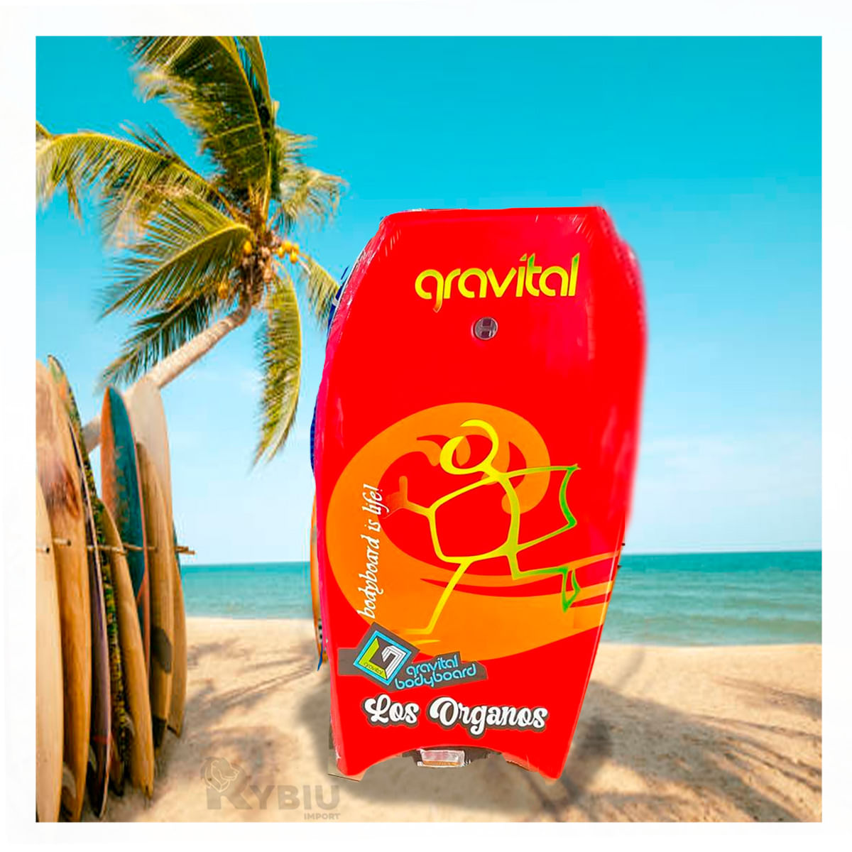 Tabla Infantil con Diseño Anaranjado Y+Papel de Regalo