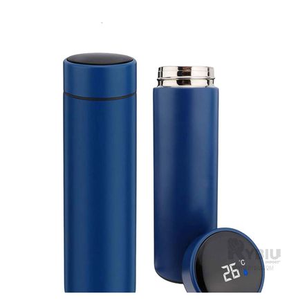 Termo Moderno e Inteligente Digital de Color Azul Termo Moderno e Inteligente Digital de Color Azul