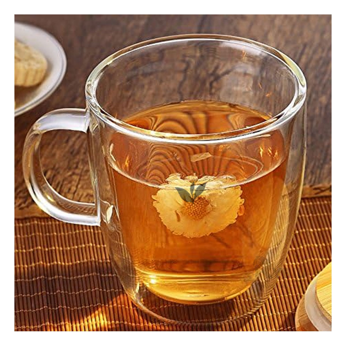 Taza Nitida y Moderna en Transparente Y+Papel de Regalo