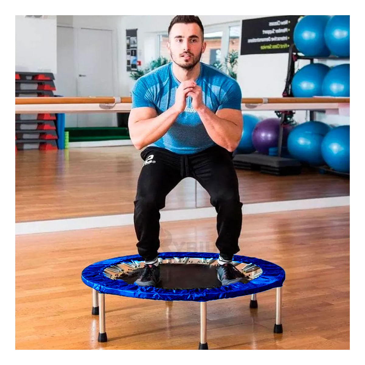 Trampolin Gym Importado Size S Portatil en Rojo Y+Agendita