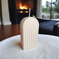 VELA  DE ARCO PERFUMADA DE CERA DE SOJA