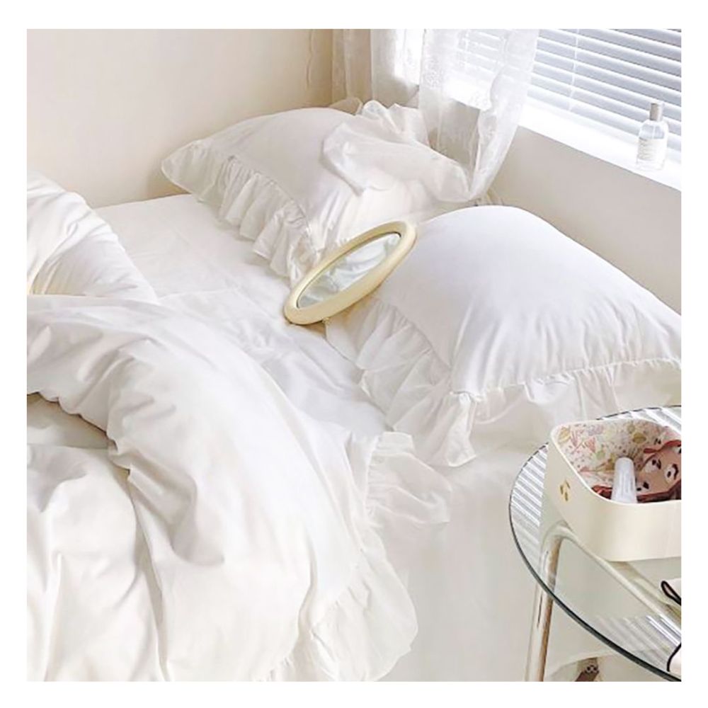 Funda plumón booms 100 % algodón bramante 1.5 plazas blanco 200 hilos Lima Tienda