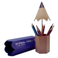 Organizador de Escritorio Modelo Lápiz Azul  55LAZ10