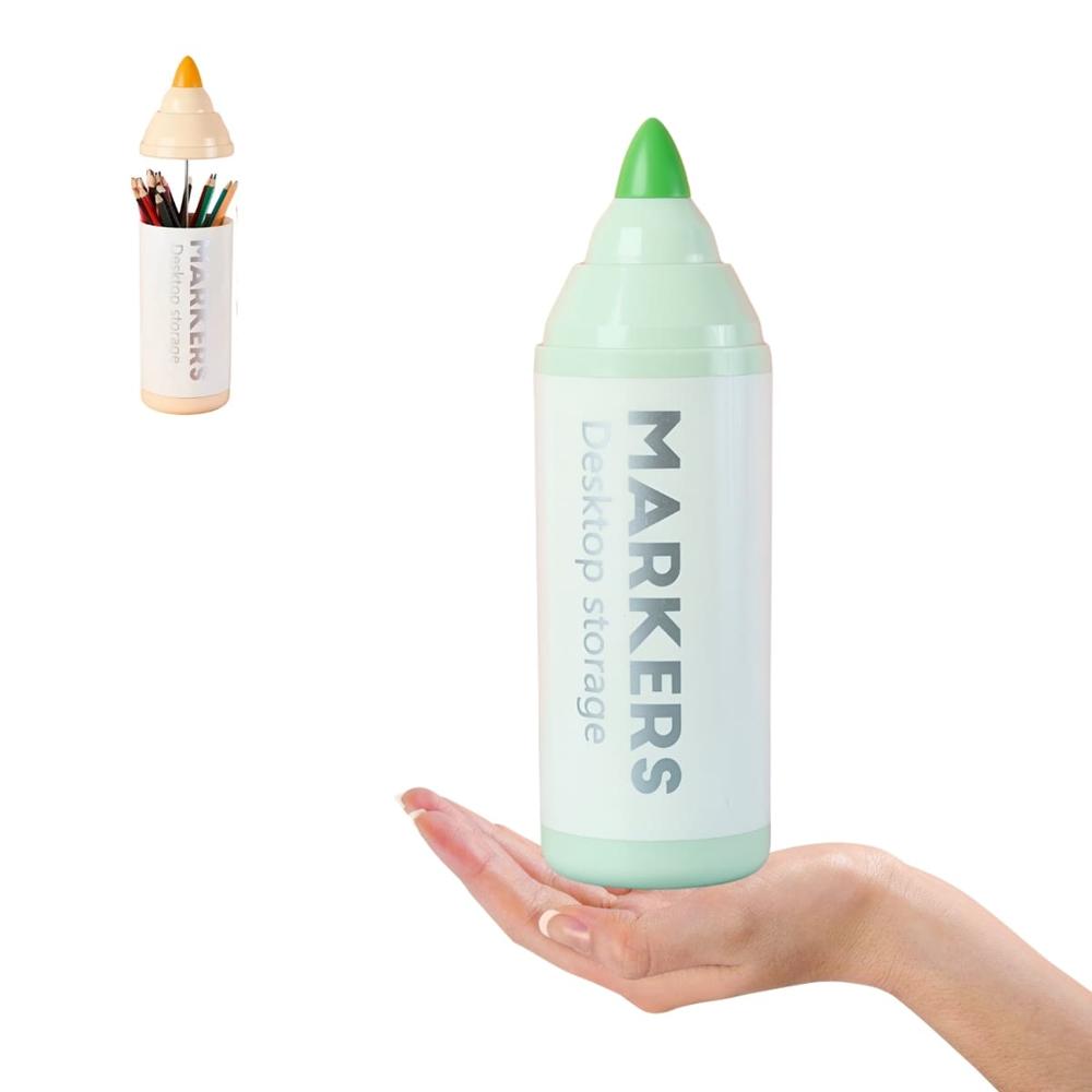 Organizador de Escritorio Lapiceros Modelo Plumón  Verde  52VR10