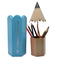Organizador de Escritorio Modelo Lápiz Celeste  57LCL10