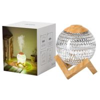 Humidificador de Aire Esfera de Cristal con Luces LED  47CR09