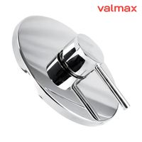 Llave para Ducha Monocomando Doble Temperatura Cromado Valmax