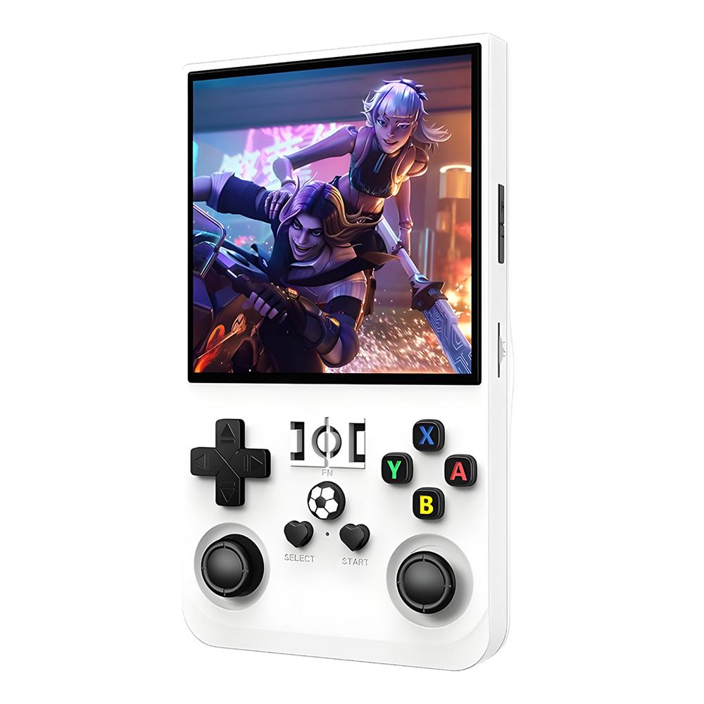 Consola Gamer Portátil BLANCO R36S MAX 4.0” 22000 Juegos Retro Batería 4000mAh