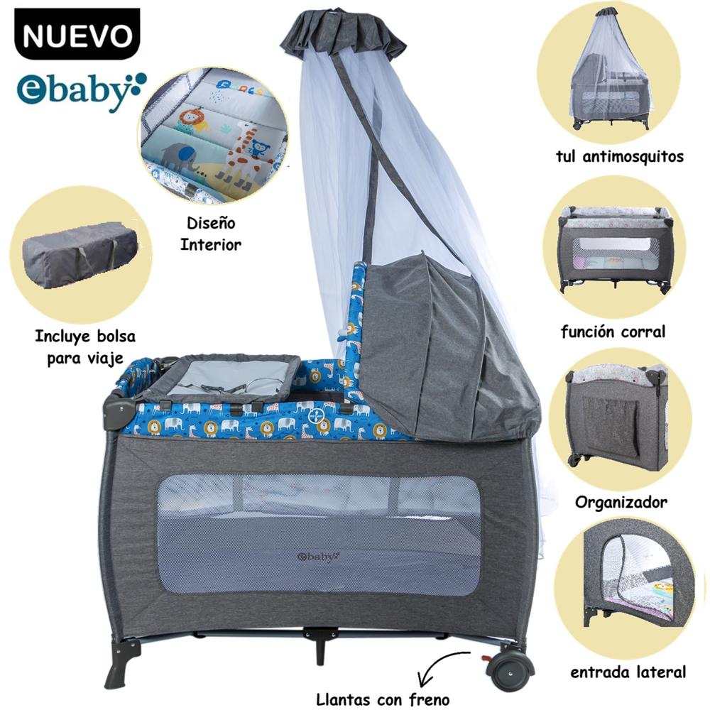 Cuna Corral Mecedora con Cambiador 716-3 AZ