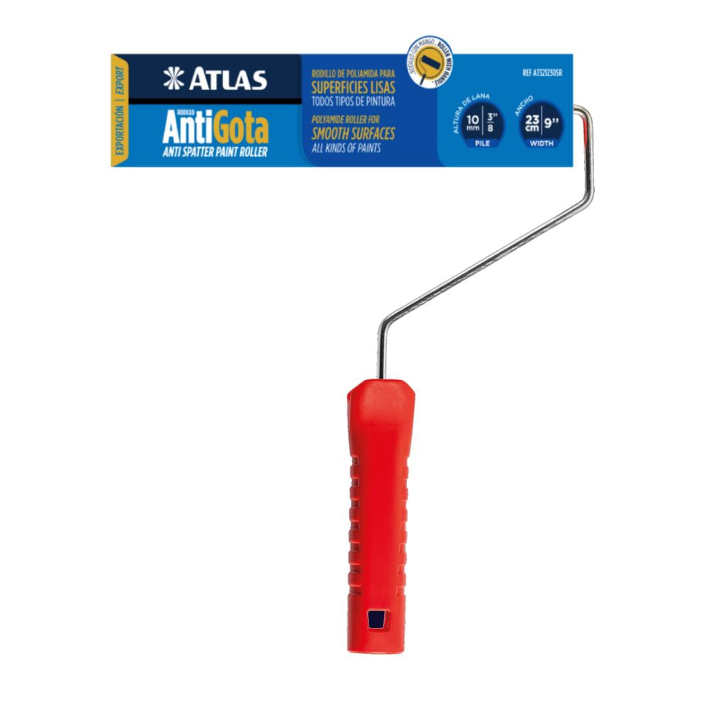 Rodillo de Pintura Pinceis Atlas Modelo AT321230SR Blanco Antigota 9'