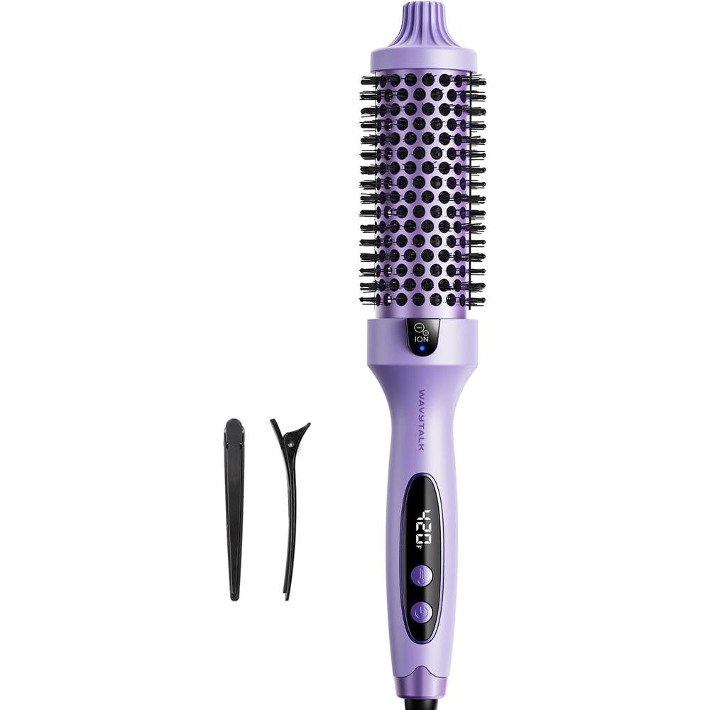 Wavytalk Cepillo Térmico 1.5” Turmalina con Iones y Control de Calor