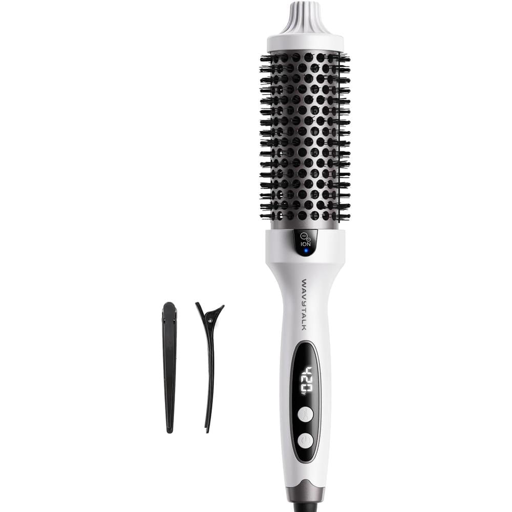 Wavytalk Cepillo Térmico 1.5” Turmalina con Iones y Control de Calor