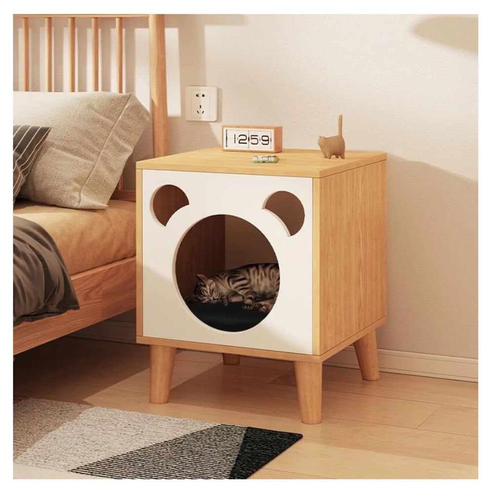 Velador para Mascota Vintage Copiño Panela Blanco TU MESITA