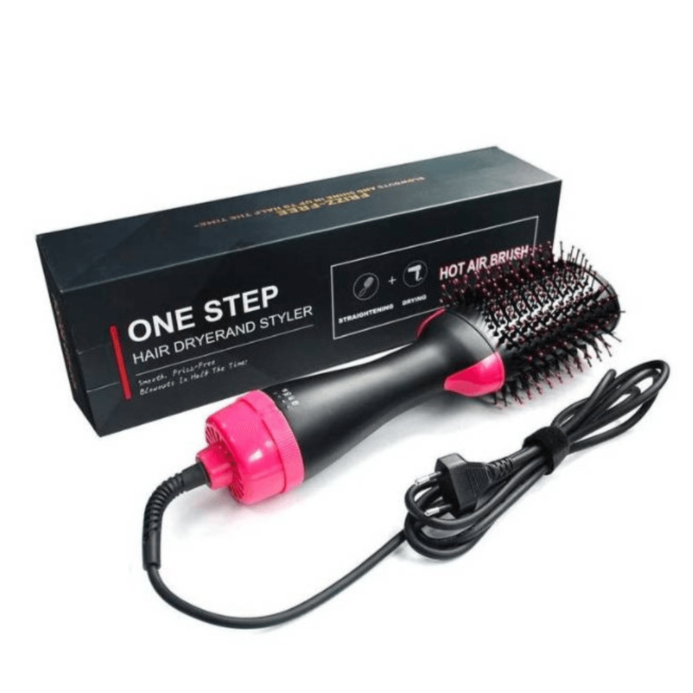 Peine Secador de Cabello Alisador y Ondulador 3 En 1