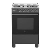 COCINA A GAS 4 HORNILLAS - MGS24FS2LFABBC