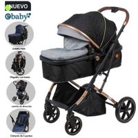 Coche Cuna Moisés de Lujo SATURNO EB126-1 Gris