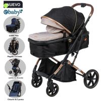 Coche Cuna Moisés de Lujo SATURNO EB126-1 Beige