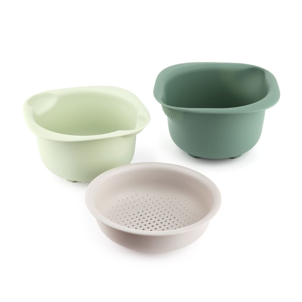 Set de 3 Coladores Variados Orange Set de 3 Coladores Variados Orange