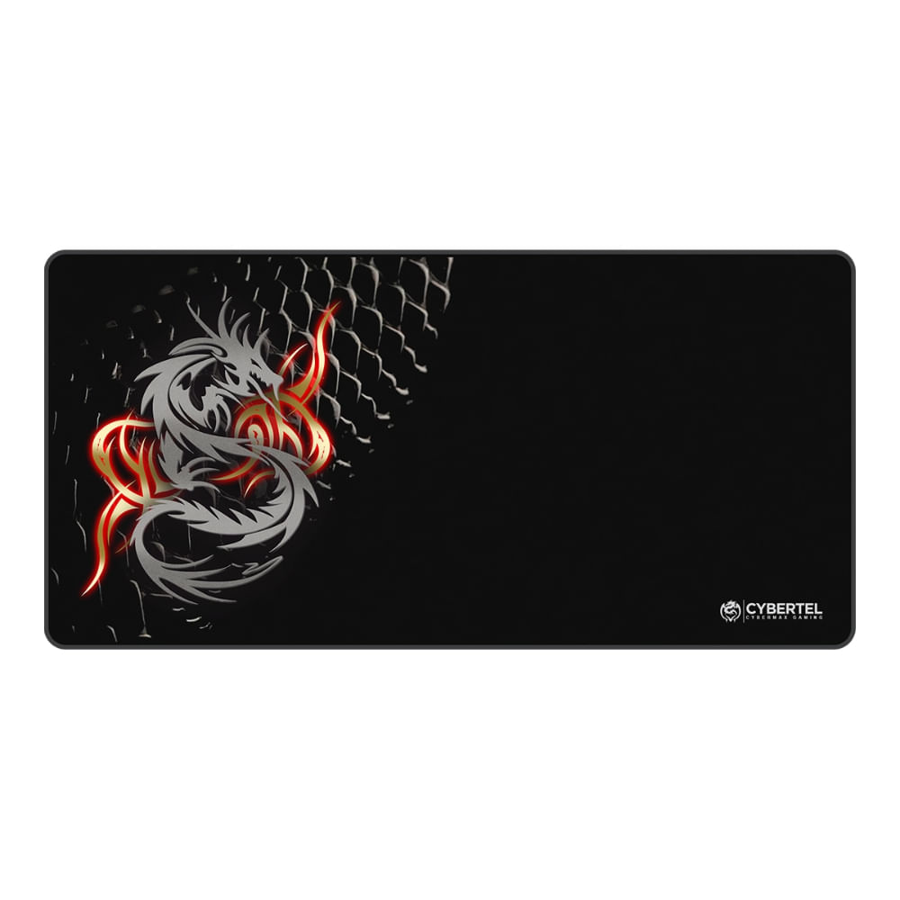 MOUSE PAD GAMER NEGRO X633 Cybertel