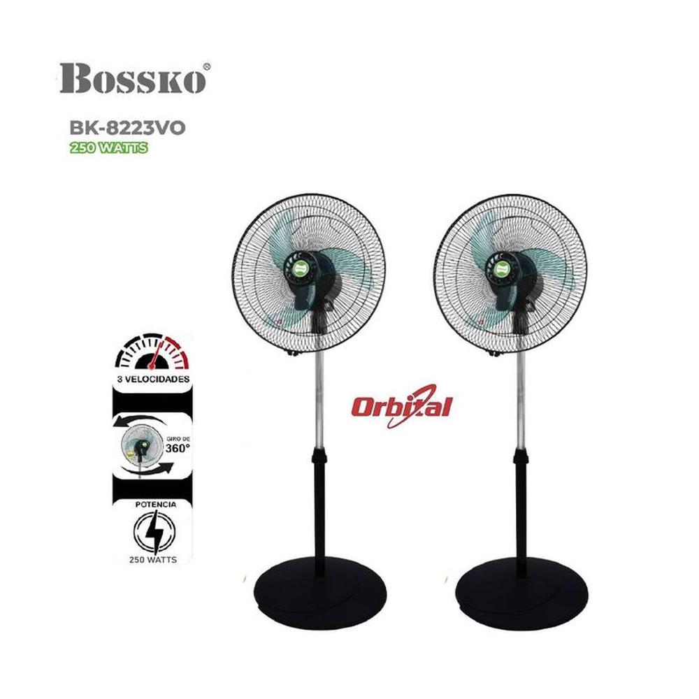 Ventilador BOSSKO Orbital 2 En 1 BK-8223VO De 16  250w CAJA 2UNID