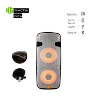 PARLANTE ACTIVO HALION PHA-215A DOBLE 15 2UHF MIC- ACDC