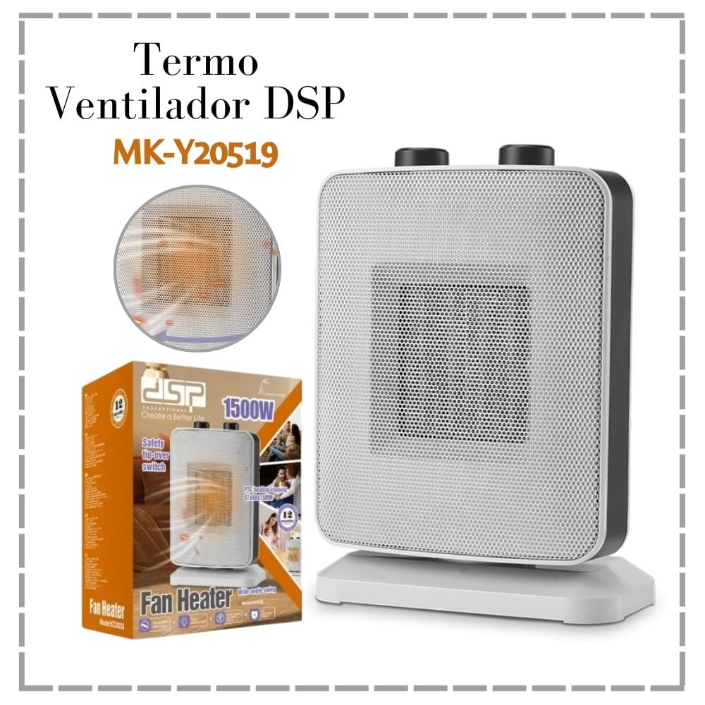 TERMO VENTILADOR DSP 1500W MK-Y20519