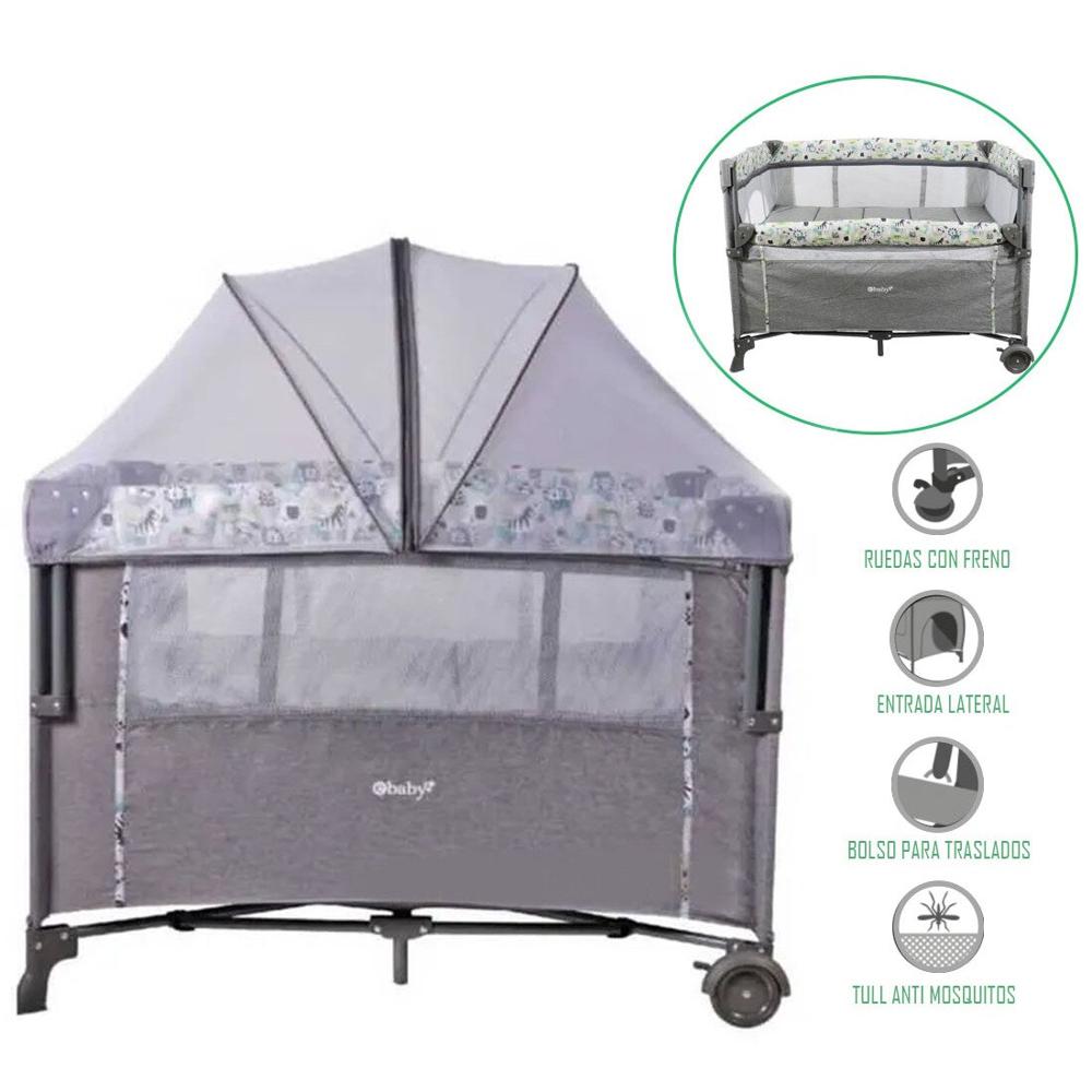 Cuna Colecho Nala EB751GB GrisAzul