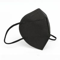 Mascarilla KN95 Negra para Adulto CAJA 10 UND