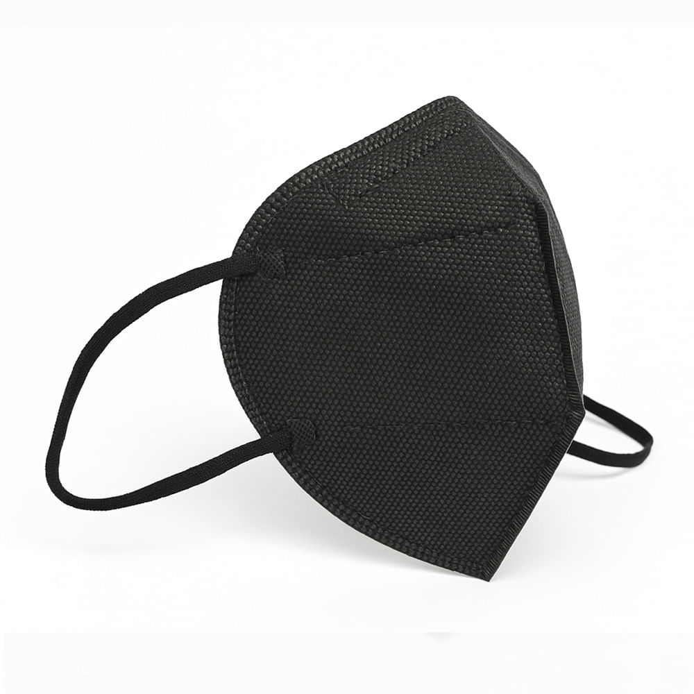 Mascarilla KN95 Negra para Adulto CAJA 10 UND