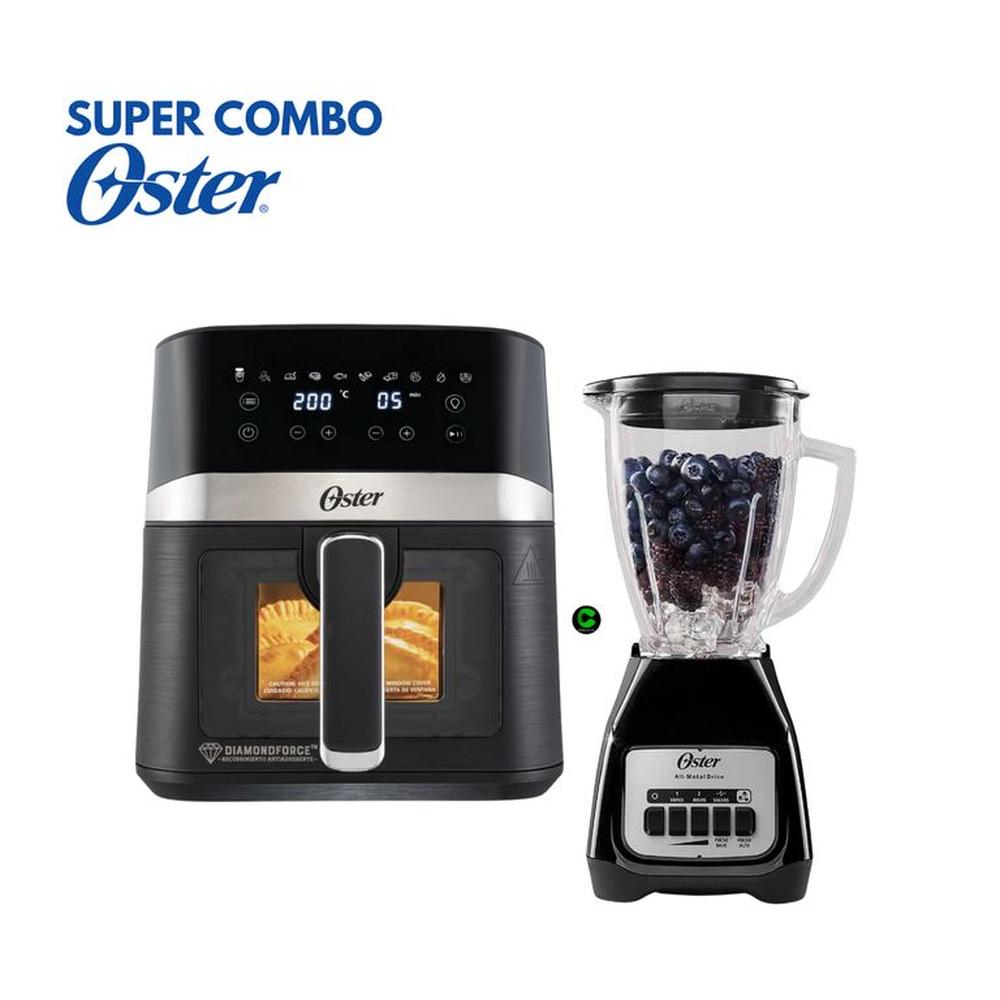 Combo Oster Freidora 4L y Licuadora BLSTKAGBPB