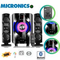 Parlante Micronics 2.1 Shelby MIC S7011BT Negro