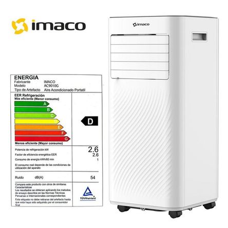 AIRE ACONDICONADO PORTATIL IMACO 9000 BTU AC9010G AIRE ACONDICONADO PORTATIL IMACO 9000 BTU AC9010G