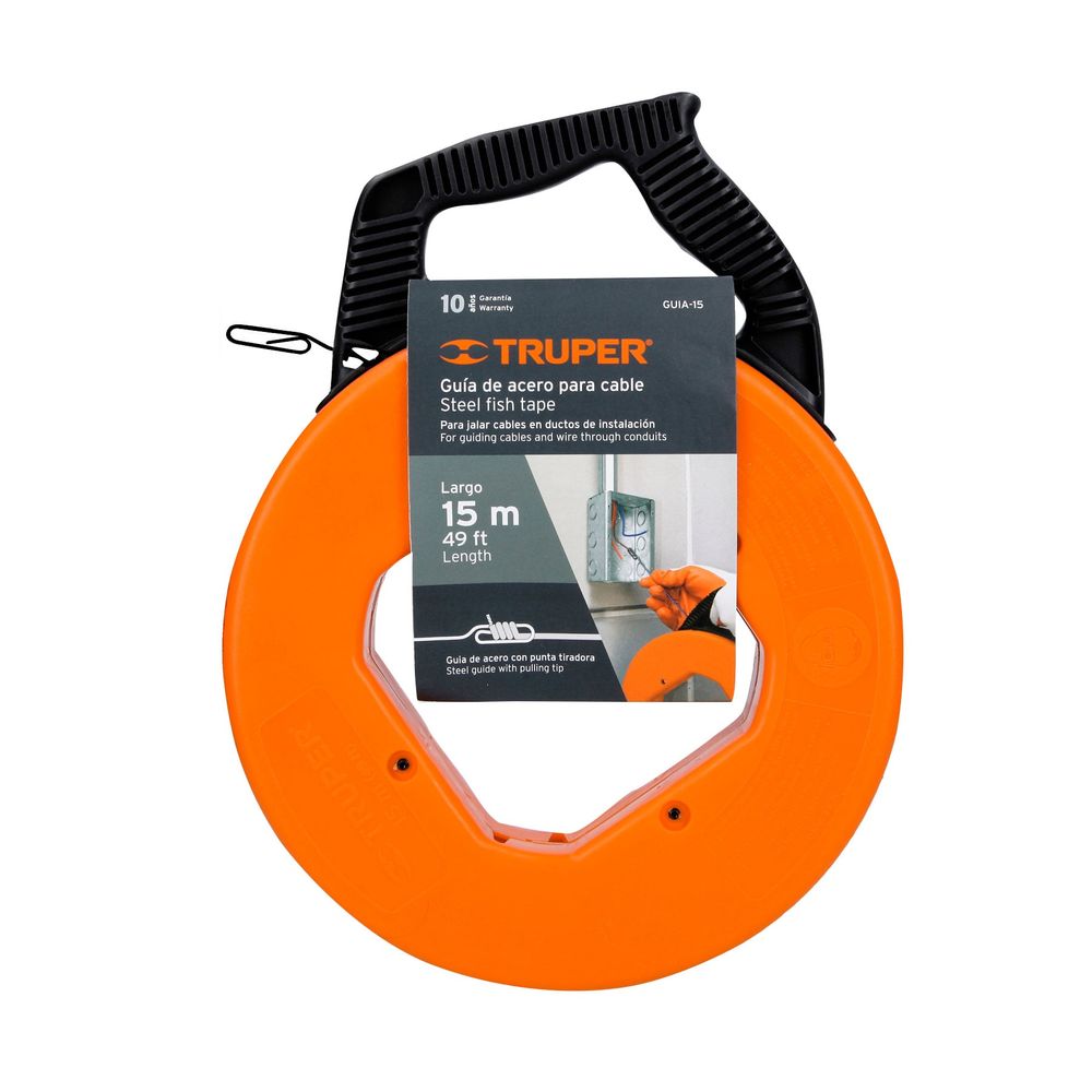 Guia Pasa Cable de Acero 15 metros Truper 17751 Guia Pasa Cable de Acero 15 metros Truper 17751